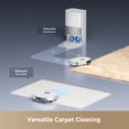 thumbnail image 3 of DREAME L40s Ultra Robot Vacuum Kit and Mop,19000Pa Suction, Auto-Empty Mop Self-Cleaning ,Detangling DuoBrush, Extending Mops and Side Brush, 1.57in Obstacle Clearing, App & Voice Control, White, 3 of 12
