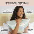 thumbnail image 3 of Funda de almohada kitsch satinada para cabello y piel, tamaño queen, 50 x 66 cm, 3 of 9
