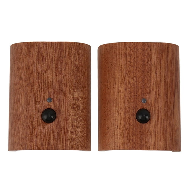 Wooden Motion Sensor Night Light, Up And Down Wall LED Light Warm White 2Pcs For Home