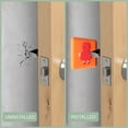 thumbnail image 3 of Almohadilla anticolisión protectora de barrera de puerta de silicona de dibujos animados de 6 piezas para protección de pared y silenciador, 3 of 7