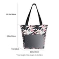 thumbnail image 2 of Bingfone Orchids Flowers Women Shoulder Tote Bags Casual Bag Ladies Shopping Handbag, 2 of 6