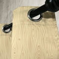 thumbnail image 3 of Ambesonne Beige Grommet Curtain, Wooden Texture Organic, 50" x 72", Cream, 3 of 6