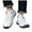 White, variant on Mens Casual Leather Shoes Ankle Chukka Boots Slip on Loafers Mid top Walking Driving Booties