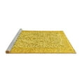 thumbnail image 2 of Ahgly Company Machine Washable Indoor Square Persian Yellow Traditional Area Rugs, 8' Square, 2 of 4