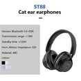 thumbnail image 4 of Matoen Gradient Bluetooth Earphones Over Ear Wireless Headphones with Microphone Foldable Stereo Lightweight Headset for Home Office, 4 of 7