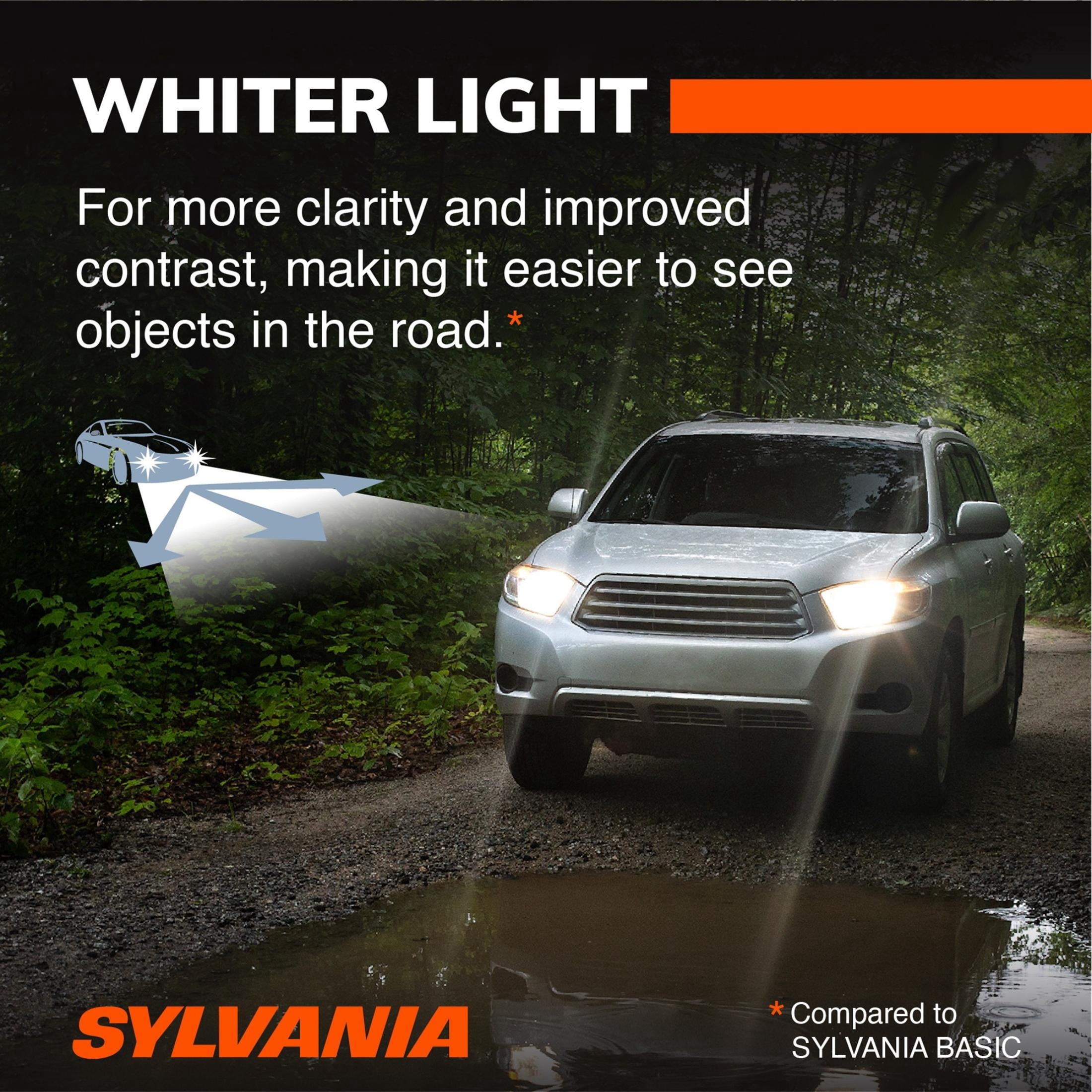 SYLVANIA 9006XS SilverStar High Performance Halogen Headlight Bulb, (Pack of 2)