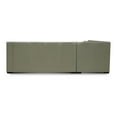 thumbnail image 4 of GTR Leather Montreal 121.5" Wide Upholstered Sectional, Boca Linen, 4 of 9