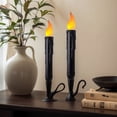 thumbnail image 2 of Velas cónicas LED DQrwqpou sin llama cera sumergidas a mano 12/20 parpadeantes, 2 of 9