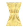 thumbnail image 2 of Achim Buffalo Check Indoor Polyester/Cotton Light Filtering Checkered Door Curtain Panel, Yellow, 54-in W x 40-in L, 2 of 9