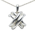 thumbnail image 3 of Pre-Owned Tiffany & Co. Signature Cross Necklace Pendant in 925 Sterling Silver for... (Fair), 3 of 7