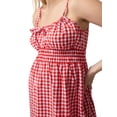 thumbnail image 6 of Ingrid & Isabel For Every Belly Women's Maternity Gingham Woven Dress, Size S-XXL, 6 of 9