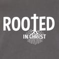 thumbnail image 5 of Wild Bobby Rooted in Christ Inspirational/Christian Women Slim Fit Junior Tee, Dark Grey, X-Large, 5 of 5