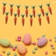 thumbnail image 5 of Fiudx Liquidación de ofertas flash Adornos colgantes de zanahoria de Pascua de 6 pulgadas Zanahorias artificiales de espuma con purpurina para Pascua, 5 of 7