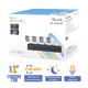 thumbnail image 1 of Kit TurboHD 1080p  DVR 4 Canales  4 Cámaras Bala ColorVu con Micrófono Integrado, 1 of 3