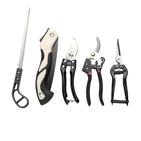 Beloadence Pruning Shears, 5 Pack Garden Shears with Clippers Handheld, Stainless Steel Garden Snips, Lengnoyp Pruners for Gardening