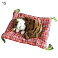 thumbnail image 1 of Simulation Cute Cat Kitten Sound Plush Doll Toy with Sleeping Mat Home Decor, 1 of 10
