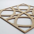 thumbnail image 5 of Ekena Millwork 15 3/8"W x 15 3/8"H x 1/4"T Medium Fleetwood Decorative Fretwork Wood Wall Panels, Hickory, 5 of 18