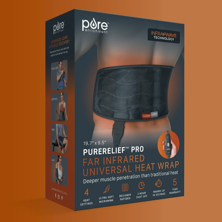PureRelief Pro Far Infrared Neck & Shoulder Heating Pad | Pure Enrichment