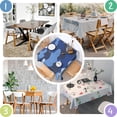 thumbnail image 4 of Camouflage Square Tablecloth 42x42in(107x107cm) – Waterproof Polyester Printed Table Cover, Wrinkle Resistant & Washable for Kitchen Dining Picnic Party Decor, 4 of 6