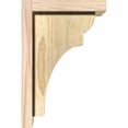 thumbnail image 3 of 8"W x 8"D x 12"H Yorktown Rough Sawn Corbel w/Backplate, Douglas Fir, 3 of 9