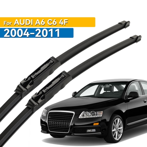 2pcs 22" Front Windshield Wiper Blades Set For Audi A6 C6 4F S6 RS6 Allroad Quattro 2004 2005 2006 2007 2008 2009 2010 2011
