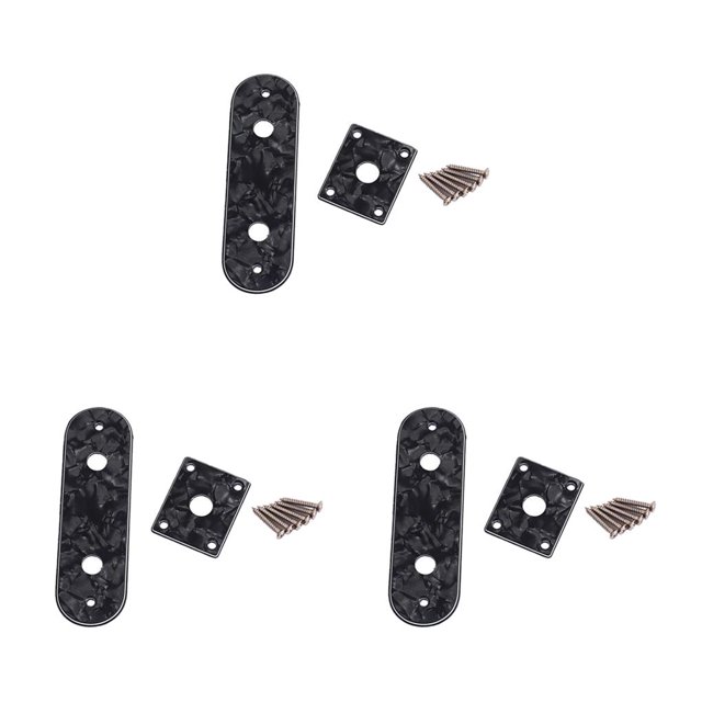 Sonducket Pack of 2 Acoustic Guitar Bass with Plates Instrument Components Accessories Mounting Plate Portable Professional String Control Type1 NO1