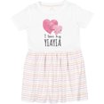 thumbnail image 3 of Inktastic I Love My Yiayia Girls Toddler Dress, 3 of 5