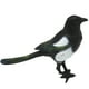thumbnail image 5 of Figuras de aves,Magpie Simulación Pájaro Jardín al aire libre Patio,Arte de la yarda del césped de la casa Modelo emplumado del pájaro,Apoyo de fotografía animal pájaro artificial, 5 of 8