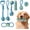 Blue, variant on Depets Dog Rope Toy, 4PCS Assorted Puppy Chew Toy Pack, Durable Rope Knot Dog Toy, Puppy Teething Playing Toys for Small Dogs Puppies