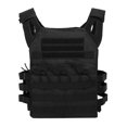 thumbnail image 1 of Armadura Chaleco de combate Molle de caza ajustable con armadura corporal de tela Oxford para juego CS (negro) Tmvgtek Para Estrenar, 1 of 6