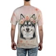 thumbnail image 5 of Happy Mother's Day Siberian Husky with Flower Crown and Greeting Card All Over Print 3D Shirt Unisex Merch Husky Dog Lover Gifts - 13004, 5 of 6
