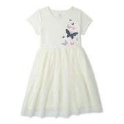 Wonder Nation Girls Butterfly Tutu Dress, Sizes 4-18 & Plus