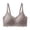 Coffee, variant on Women's Wireless Push Up Bras Seamless Comfortable Bras Anti Sagging Breathable Everyday Bra Full Coverage No Underwire Bra Black L