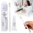 thumbnail image 3 of Travel Toothbrush Paste Sets Portable Soft Bristles Toothbrush With Mini Toothpaste Oral Care Kit For Outdoor, 3 of 5