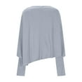 thumbnail image 5 of Utoimkio Women's Off Shoulder Fall Sweaters Long Sleeve Crewneck Pullover Knit Jumper Tops Fall Sweaters for Women, 5 of 6