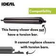 thumbnail image 3 of Heavy Duty Black Aluminum Screen Door Closer, 3 of 5
