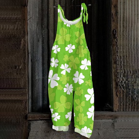 St.Patrick's Day T-shirt Women - Irish Lucky Clover 3/4 Sleeve Shirt, Fashion Shamrock Green Shirt, Costume for St.Patrick's Day|Style QLight GreenS
