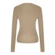 thumbnail image 4 of Fiudx Camisas de Mujer Camiseta de Manga Larga de Color Sólido con Cuello Redondo Informal a La Moda para Mujer, 4 of 5