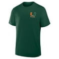 thumbnail image 4 of Men's Fanatics Green Miami Hurricanes Quad Legacy T-Shirt, 4 of 5