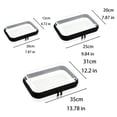 thumbnail image 6 of KGJQ Clear Zipper Storage Bag, Durable Hard Shell Portable Case, Portable Dustproof Container, for Headphones Pills And Gadgets, 6 of 8