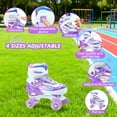thumbnail image 5 of JZY Kids Adjustable Roller Skates with Light-Up Wheels - Beginner-Friendly for Ages 3-12, 5 of 6