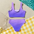 thumbnail image 6 of Grblisyd Girls Swimsuits Two Piece Casual Scoop Neck Gradient Bikini Sets Size 1-10 Years, 6 of 6