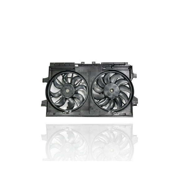 Dual Radiator and Condenser Fan Assembly - Cooling Direct Compatible/Replacement for '18-23 Subaru Crosstrek 4Cy 2.0/2.5L - 45122FL000