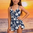 thumbnail image 4 of Piuwrlz Kids Girls Swimsuits 13 Years Girl Swimwear Beach Swimming Suit Navy Size 13 Years, 4 of 9