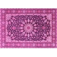 thumbnail image 1 of Ahgly Company Indoor Rectangle Medallion Pink Traditional Area Rugs, 7' x 10', 1 of 4