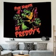 thumbnail image 2 of Tapiz de microtela Five Nights at Freddy's Wall de 150 x 90 cm, 2 of 2
