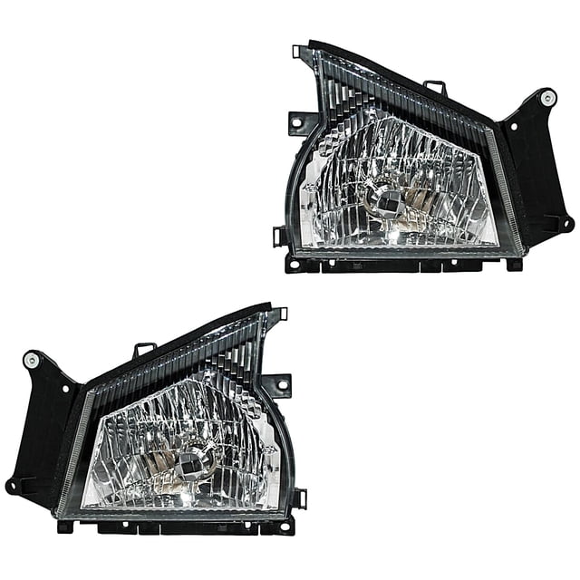 Par de Faros Elf 300 2007 A 2009 Isuzu Generica .