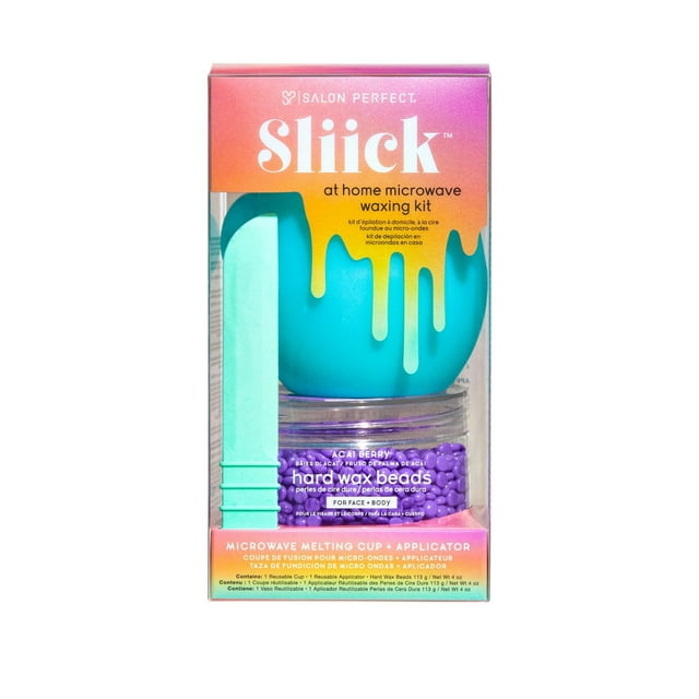 Sliick par Salon Perfect at Home Micro-ondes Waxing Kit