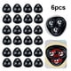 thumbnail image 1 of 4 Poleas Giratorias Adhesivas Sin Ruido para Contenedores Caja Almacenamiento Muebles (negro A), 1 of 9