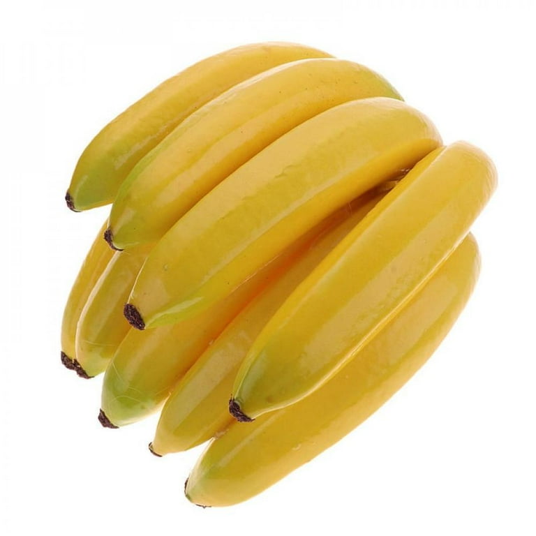 Banana Bunch Plastic Fake Fruit Decorative Ornament Artificial Banana  Lifelike